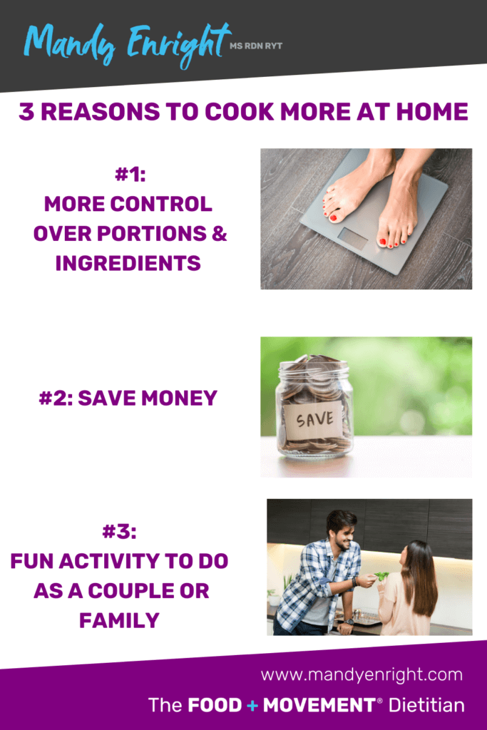 benefits of cooking more at home