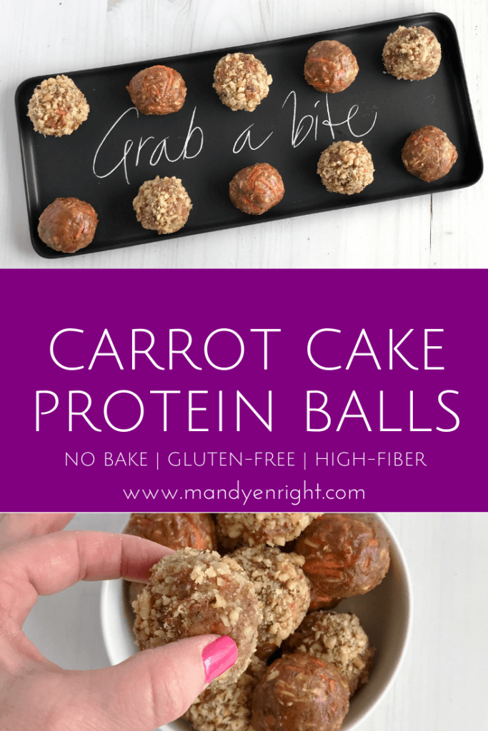Carrot Cake Protein Balls