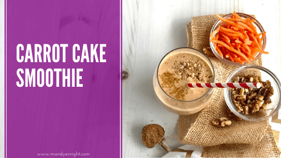 Carrot Cake Smoothie Header