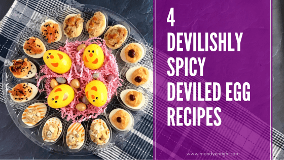 Spicy Deviled Egg Recipes | Easter Hardboiled Egg Leftovers | FOOD + MOVEMENT | Mandy Enright MS RDN RYT