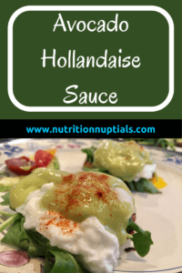Avocado Hollandaise Sauce Pinterest