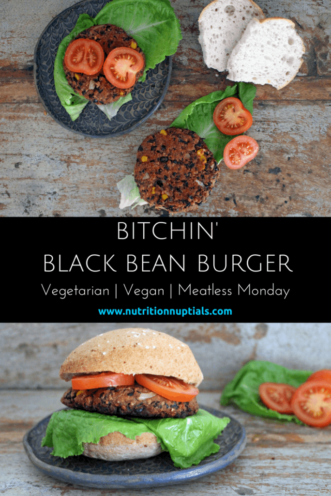 Black Bean Burger | Nutrition Nuptials | Mandy Enright MS RDN RYT