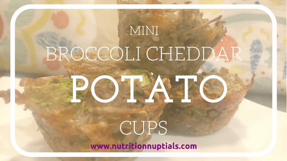 Broccoli Cheddar Potato Cups