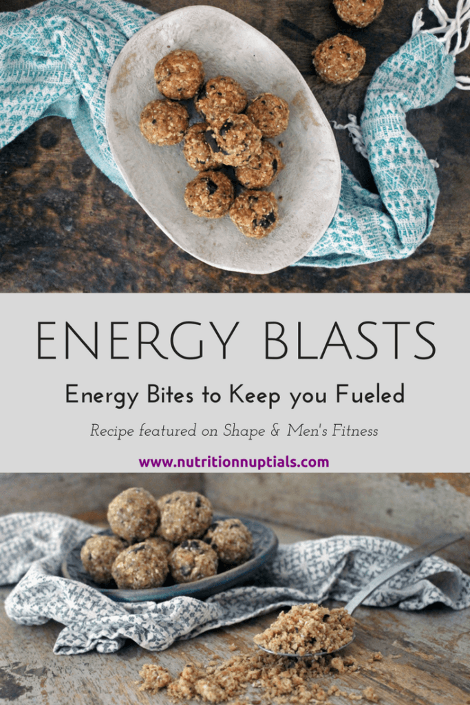 Energy Blasts | Energy Bites | Nutrition Nuptials | Mandy Enright MS RDN RYT
