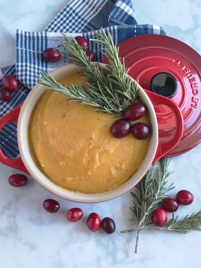 Butternut Squash & Cauliflower Mash | Nutrition Nuptials | Mandy Enright MS RDN RYT