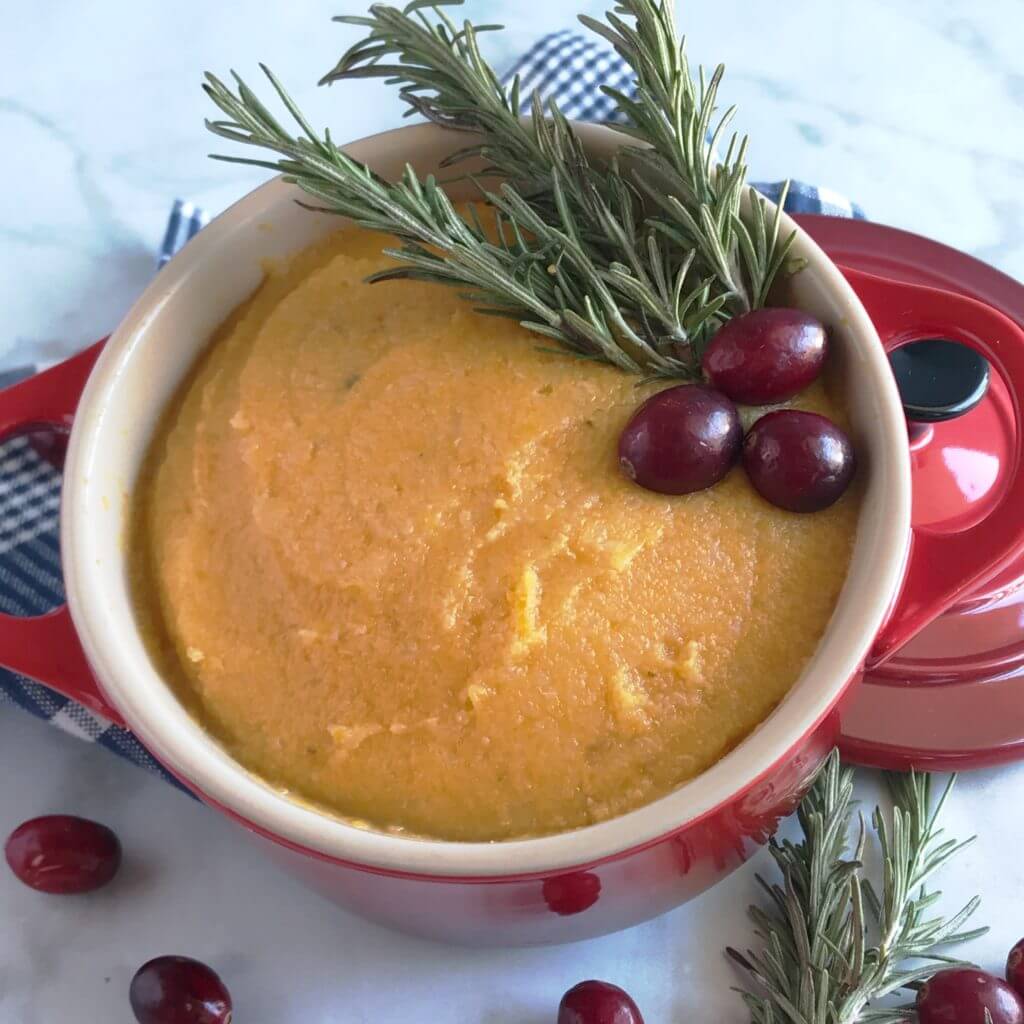 Butternut Squash & Cauliflower Mash | Nutrition Nuptials | Mandy Enright MS RDN RYT