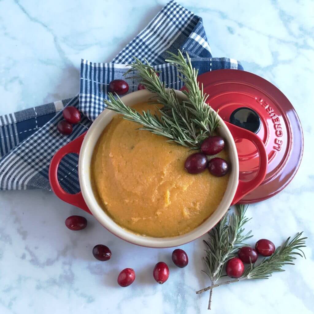 Butternut Squash & Cauliflower Mash | Nutrition Nuptials | Mandy Enright MS RDN RYT