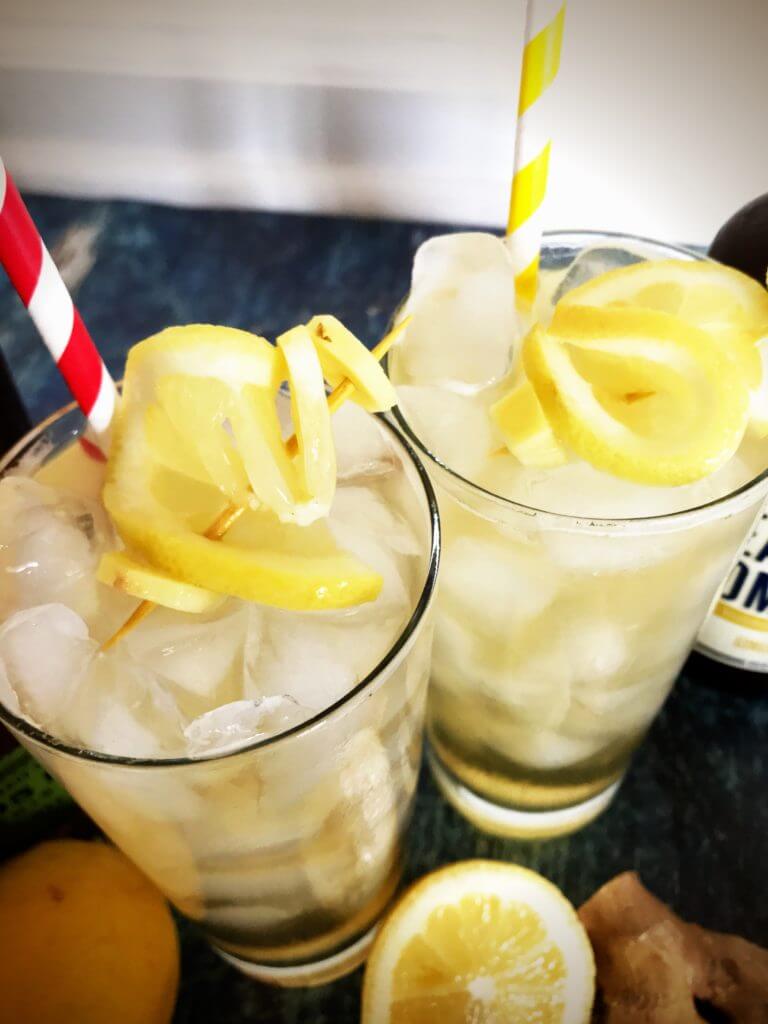 Kombullet Kocktail Recipe | Probiotic Cocktail | Kombucha Cocktail Recipe | Nutrition Nuptials | Mandy Enright MS RDN RYT