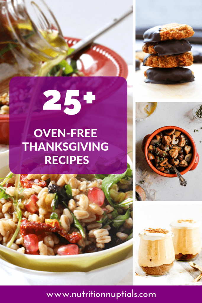 25 Oven Free Thanksgiving Recipes | Nutrition Nuptials | Mandy Enright MS RDN RYT