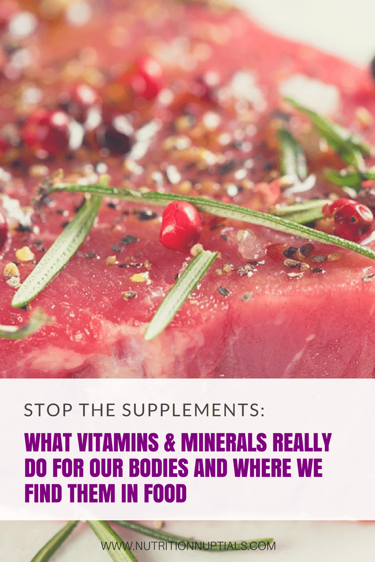 vitamins | minerals | Nutrition Nuptials | Mandy Enright MS RDN RYT