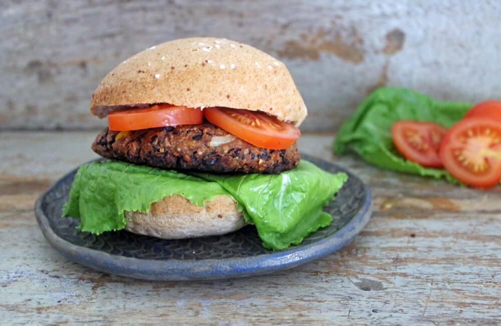 Black Bean Burger | Nutrition Nuptials | Mandy Enright MS RDN RYT