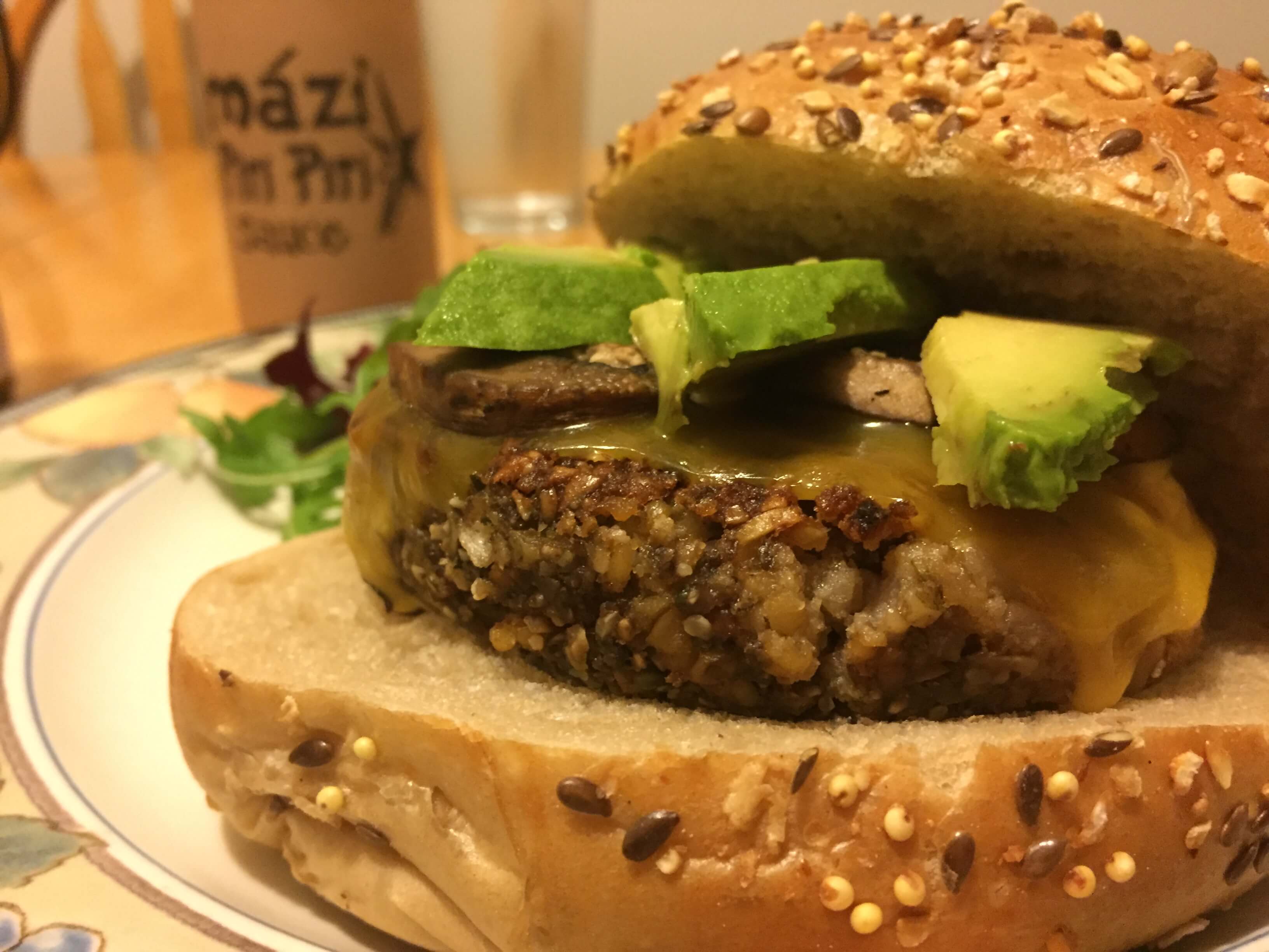 Freekeh Sunflower Burger