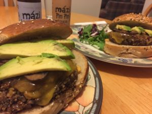 Freekeh Sunflower burger