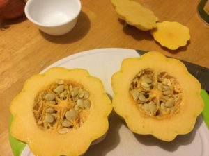 Turkey & Cranberry Stuffed Acorn Squash | Nutrition Nuptials | Mandy Enright MS RDN RYT