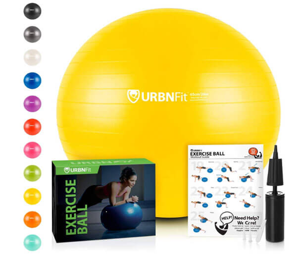 Exercise Balls are a versatile option for working out at home